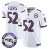 Mens Baltimore Ravens Maryland Patch Vapor Limited Jersey Est 1996 Patch Ray Lewis Jersey White