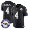 Mens Baltimore Ravens Maryland Patch Vapor Limited Jersey Est 1996 Patch Zay Flowers Jersey Black