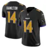 Mens Baltimore Ravens Special Vapor Limited Jersey V2 Kyle Hamilton Jersey Black