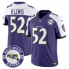 Mens Baltimore Ravens Maryland Patch Vapor Limited Jersey Est 1996 Patch Ray Lewis Jersey Purple Alternate