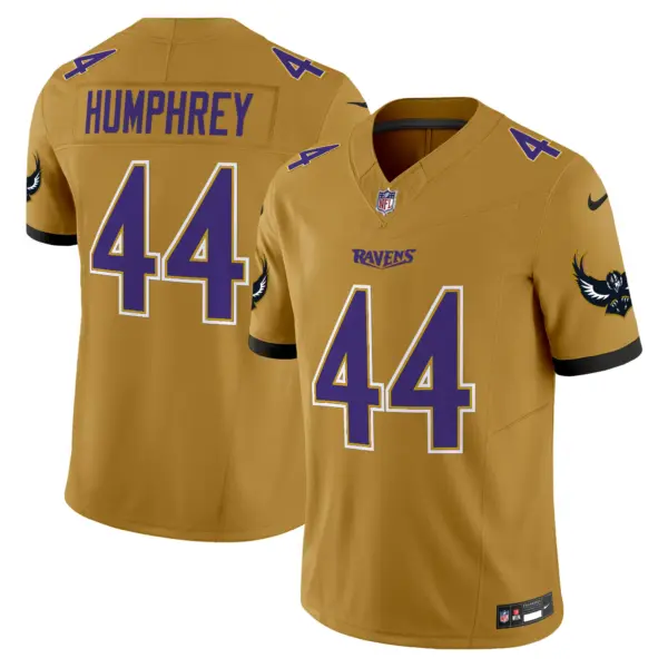 Mens Baltimore Ravens Special Vapor Limited Jersey V2 Marlon Humphrey Jersey Gold