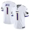 Mens Baltimore Ravens Special Vapor Limited Jersey V2 Joe D Jersey White
