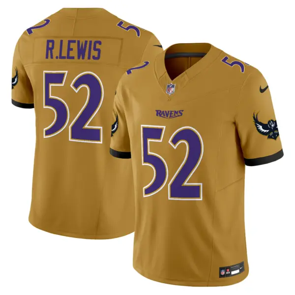 Mens Baltimore Ravens Special Vapor Limited Jersey V2 Ray Lewis Jersey Gold