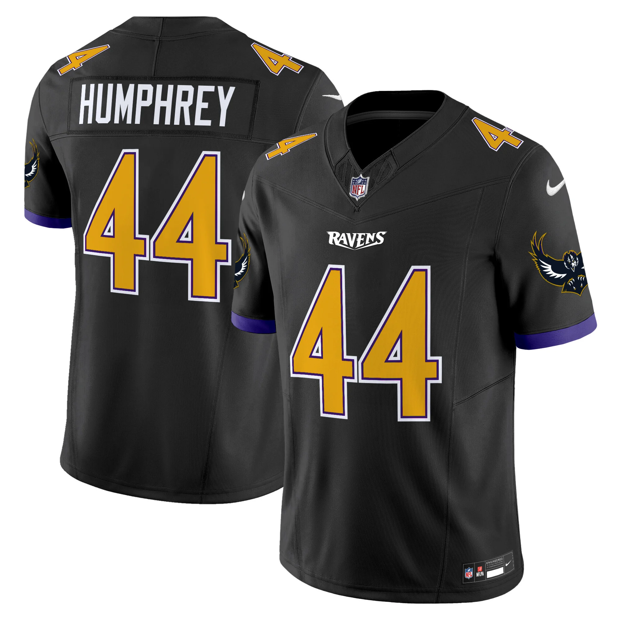 Mens Baltimore Ravens Special Vapor Limited Jersey V2 Marlon Humphrey Jersey Black