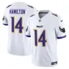 Mens Baltimore Ravens Special Vapor Limited Jersey V2 Kyle Hamilton Jersey White