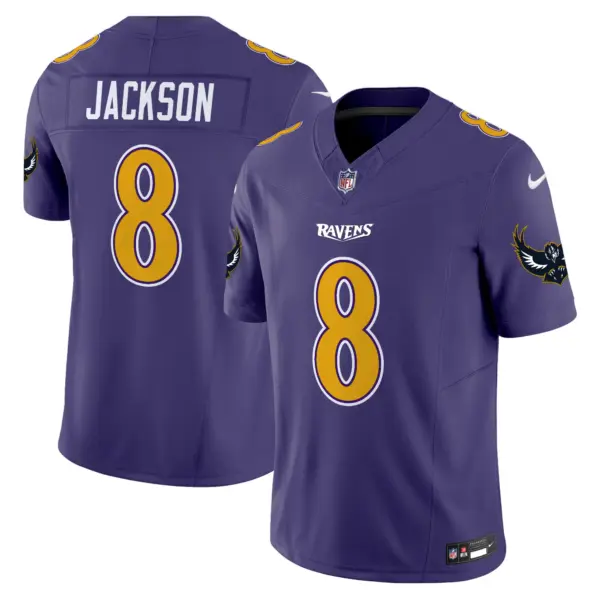 Mens Baltimore Ravens Special Vapor Limited Jersey V2 Lamar Jackson Jersey Purple