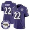 Mens Baltimore Ravens Maryland Patch Vapor Limited Jersey Est 1996 Patch Derrick Henry Jersey Purple