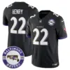 Mens Baltimore Ravens Maryland Patch Vapor Limited Jersey Est 1996 Patch Derrick Henry Jersey Black