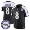 Mens Baltimore Ravens Maryland Patch Vapor Limited Jersey Est 1996 Patch Lamar Jaclson Jersey Black Alternate