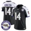 Mens Baltimore Ravens Maryland Patch Vapor Limited Jersey Est 1996 Patch Kyle Hamilton Jersey Black Alternate