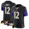 Mens Baltimore Ravens Maryland Patch Vapor Limited Jersey V2 Jacoby Jones Jersey Black