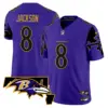 Mens Baltimore Ravens Maryland Flag Map Patch Vapor Limited Jersey Lamar Jackson Jersey Purple Limited