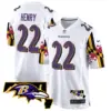 Mens Baltimore Ravens Maryland Flag Game Jersey Derrick Henry Jersey White