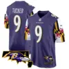 Mens Baltimore Ravens Maryland Flag Game Jersey Justin Tucker Jersey Purple