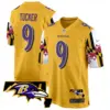 Mens Baltimore Ravens Maryland Flag Game Jersey Justin Tucker Jersey Gold