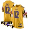 Mens Baltimore Ravens Maryland Flag Game Jersey Jacoby Jones Jersey Gold