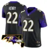 Mens Baltimore Ravens Maryland Flag Map Patch Vapor Limited Jersey Derrick Henry Jersey Black