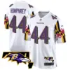 Mens Baltimore Ravens Maryland Flag Game Jersey Marlon Humphrey Jersey White