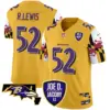 Mens Baltimore Ravens Joe D Jacoby Patch Vapor Limited Jersey V2 Ray Lewis Jersey Gold
