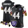 Mens Baltimore Ravens Joe D Jacoby Patch Vapor Limited Jersey V2 Marlon Humphrey Jersey Black