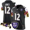 Mens Baltimore Ravens Joe D Jacoby Patch Vapor Limited Jersey V2 Jacoby Jones Jersey Black