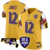 Mens Baltimore Ravens Joe D Jacoby Patch Vapor Limited Jersey V2 Jacoby Jones Jersey Gold