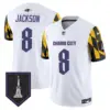 Mens Baltimore Ravens City Edition Patch Vapor Limited Jersey Lamar Jackson Jersey White