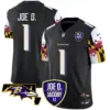 Mens Baltimore Ravens Joe D Jacoby Patch Vapor Limited Jersey V2 Joe D Jersey Black