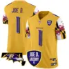 Mens Baltimore Ravens Joe D Jacoby Patch Vapor Limited Jersey V2 Joe D Jersey Gold