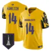 Mens Baltimore Ravens City Edition Patch Vapor Limited Jersey Kyle Hamilton Jersey Gold