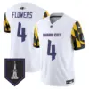 Mens Baltimore Ravens City Edition Patch Vapor Limited Jersey Zay Flowers Jersey White