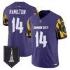 Mens Baltimore Ravens City Edition Patch Vapor Limited Jersey Kyle Hamilton Jersey Purple