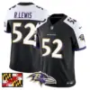 Mens Baltimore Ravens 2024 Maryland Flag Vapor Limited Jersey Ray Lewis Jersey Black Alternate