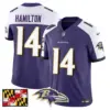 Mens Baltimore Ravens 2024 Maryland Flag Vapor Limited Jersey Kyle Hamilton Jersey Purple Hamilton
