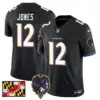 Mens Baltimore Ravens 2024 Maryland Flag Vapor Limited Jersey V2 Jacoby Jones Jersey Black