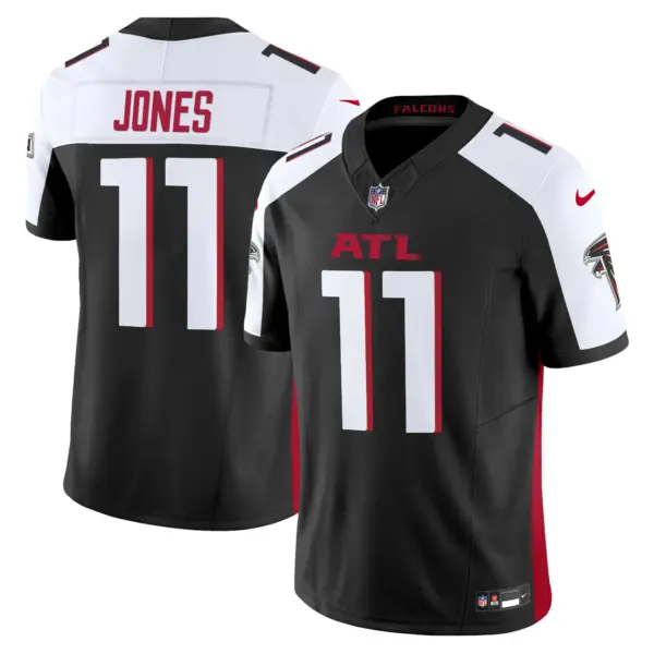 Mens Atlanta Falcons 2024 Vapor Limited Jersey Julio Jones Jersey Black Alternate