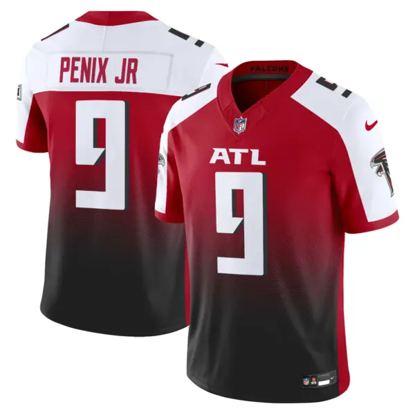 Mens Atlanta Falcons 2024 Vapor Limited Jersey Michael Penix Jr Jersey Red Alternate