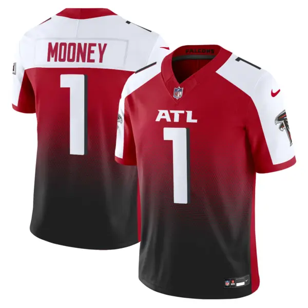 Mens Atlanta Falcons 2024 Vapor Limited Jersey Darnell Mooney Jersey Red Alternate