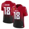 Mens Atlanta Falcons 2024 Vapor Limited Jersey Kirk Cousins Jersey Red