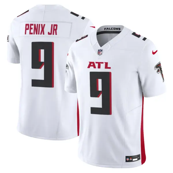 Mens Atlanta Falcons 2024 Vapor Limited Jersey Michael Penix Jr Jersey White