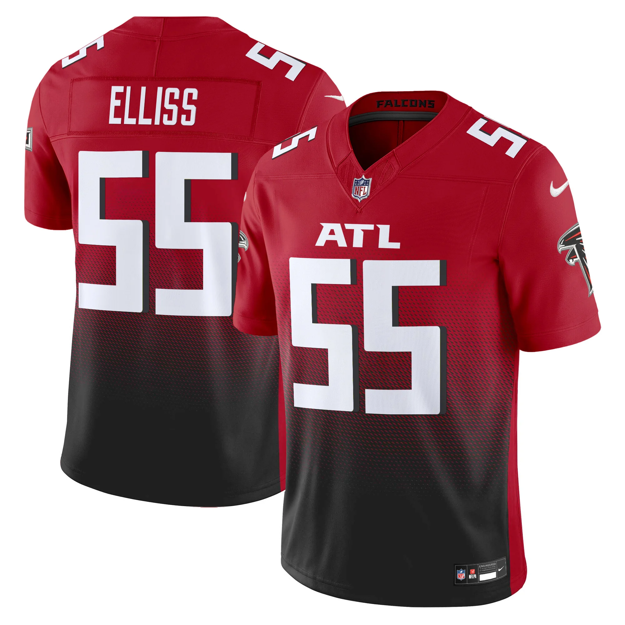 Mens Atlanta Falcons 2024 Vapor Limited Jersey Kaden Elliss Jersey Red