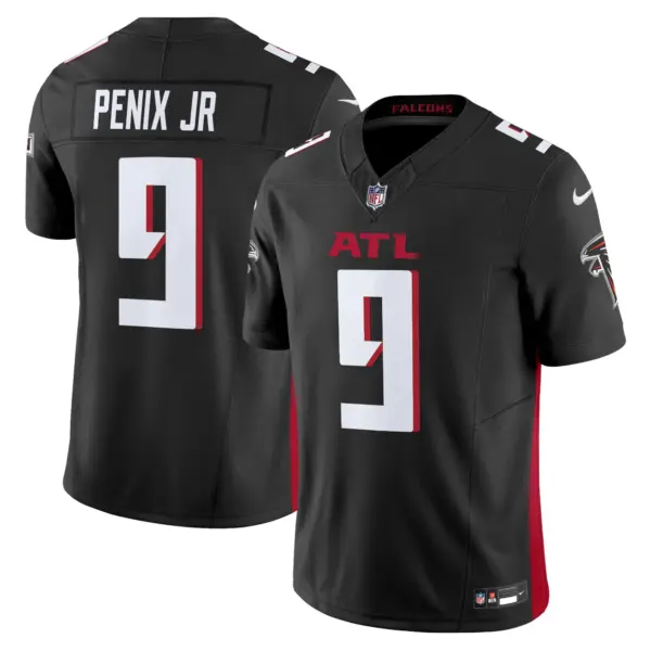 Mens Atlanta Falcons 2024 Vapor Limited Jersey Michael Penix Jr Jersey Black