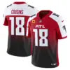 Mens Atlanta Falcons 2024 Vapor Limited Jersey Kirk Cousins Jersey Red Alternate