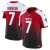 Mens Atlanta Falcons 2024 Vapor Limited Jersey Bijan Robinson Jersey Red Alternate