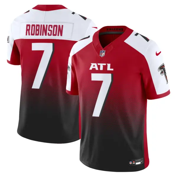 Mens Atlanta Falcons 2024 Vapor Limited Jersey Bijan Robinson Jersey Red Alternate