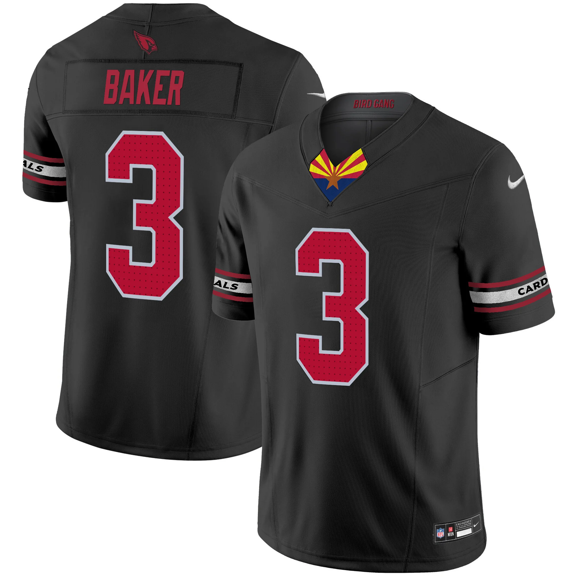 Mens Arizona Cardinals 2024 Special Vapor Limited Jersey V2 Budda Baker Jersey Black