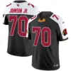 Mens Arizona Cardinals 2024 Special Vapor Limited Jersey V2 Paris Johnson Jr Jersey Black Alternate