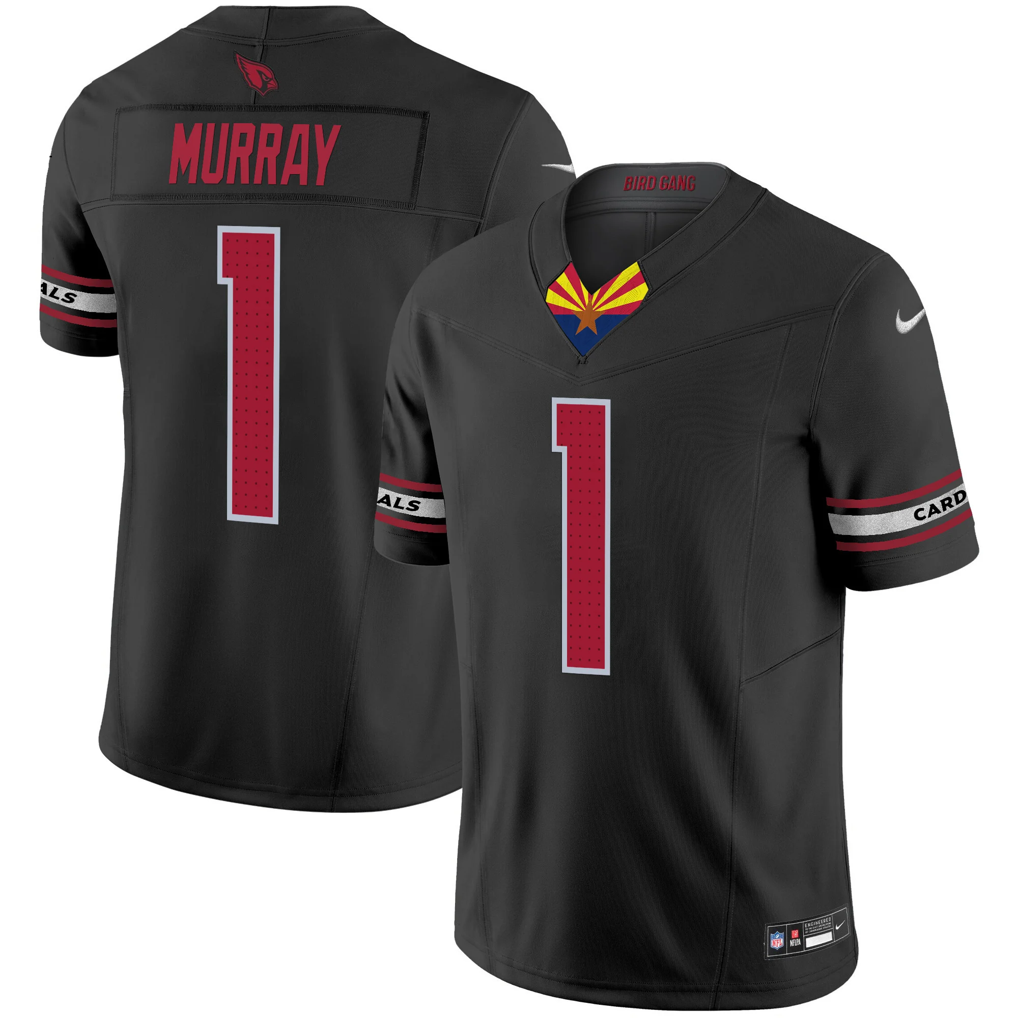 Mens Arizona Cardinals 2024 Special Vapor Limited Jersey V2 Kyler Murray Jersey Black
