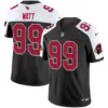 Mens Arizona Cardinals 2024 Vapor Limited Jersey JJ Wat Jersey Black Alternate
