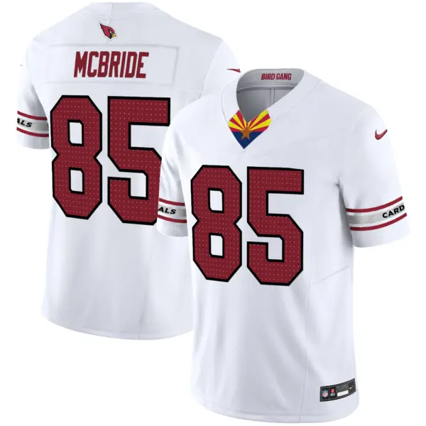 Mens Arizona Cardinals 2024 Special Vapor Limited Jersey V2 Trey Mcbride Jersey White